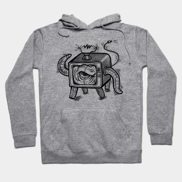 TV ALIEN MONSTER Hoodie by ConradGarner